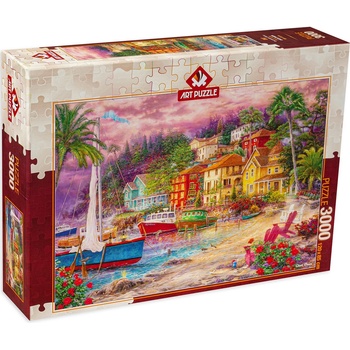 Art Puzzle Пъзел Art Puzzle от 3000 части - Край морето (5527)