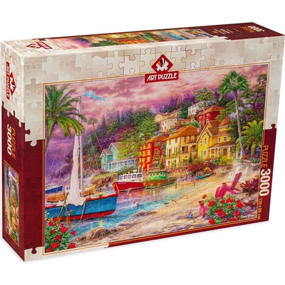 Art Puzzle Пъзел Art Puzzle от 3000 части - Край морето (5527)