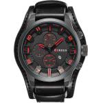 Curren Мъжки часовник Curren IRM Military, Черен / Червен (CURREN-8225-BLACK-RED) Часовници