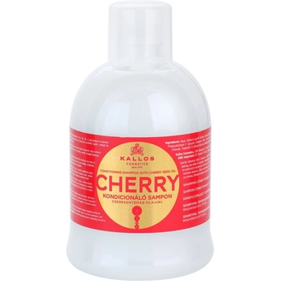 Kallos KJMN Professional Cherry хидратиращ шампоан за суха и увредена коса 1000ml