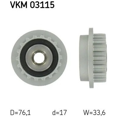 Předstihová spojka SKF VKM 03115
