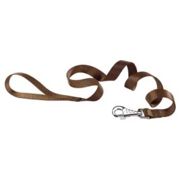 Ferplast Club G - Елегантен повод за кучета, 25мм. /120 см. - кафяв