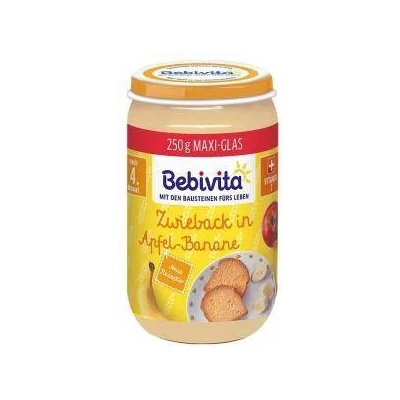 Bebivita Био каша Bebivita, Ябълка, банан и сухар, 250гр, 4018852029229