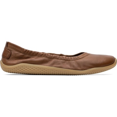 Vivobarefoot Asana Yin Ballerina Leather Womens Tan