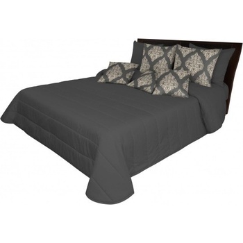 Prehozynapostel přehoz na postel tmavo sivý posteľný MARNMF-02_517 75 x 160 cm