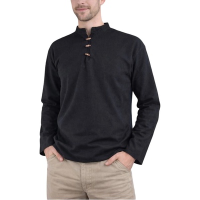 Kurta pánska Indie čierna