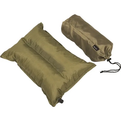 Mil-Tec Самонадуваема възглавница с калъф маслиненозелено 38 x 22 x 8, 5 см (14416801)