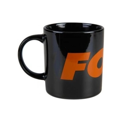 Fox Hrnek Black and Orange Logo Ceramic Mug
