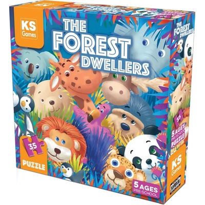 KS Games Пъзел KS Games от 35 части - Горските обитатели (PRS32713)