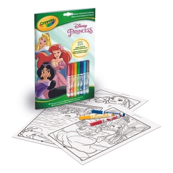 Crayola Crayola: Книга за оцветяване и занимания с принцесите на Disney