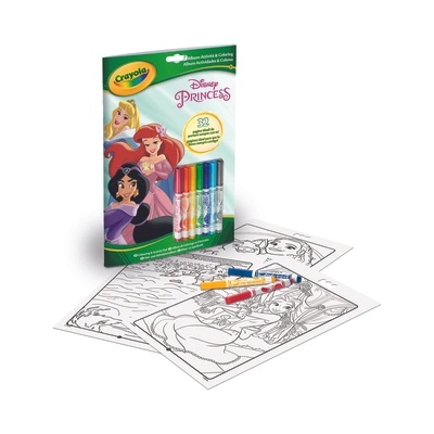 Crayola Crayola: Книга за оцветяване и занимания с принцесите на Disney