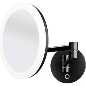 Nimco - Стенно козметично огледало с LED осветление, черно ZK 20265-90 (ZK 20265-90)