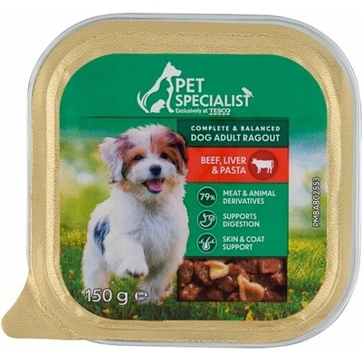 Pet Specialist Adult ragú s hovädzinou pečeňou a cestovinami 150 g