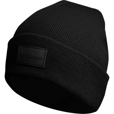 GymBeam zimná čiapka beanie black