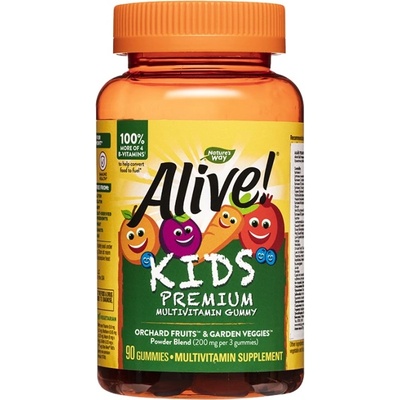 Nature's Way Alive! Kids Premium Multivitamin Gummy [90 желирани бонбони]