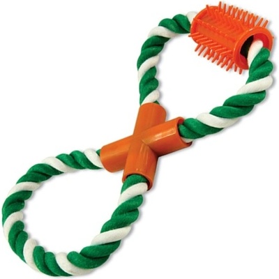 Dog Fantasy přetahovadlo dentální bavlna osmička 25 cm