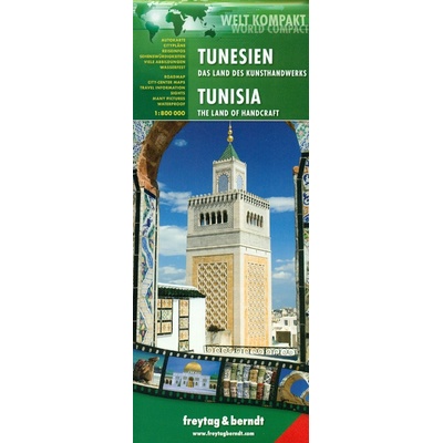 Tunisko mapa 1:800 000