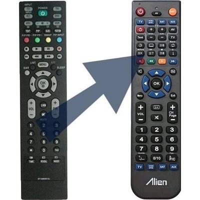 Diaľkový ovládač Alien LG 6710900010J