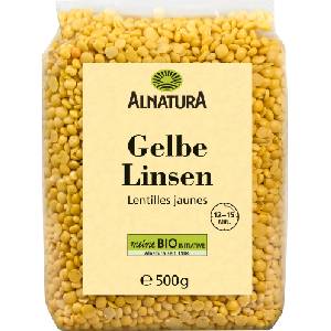 Alnatura Био жълта леща - 500 г