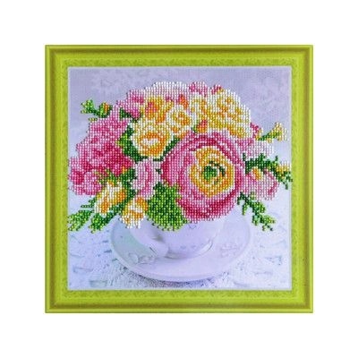 Collection D'Art Collection D`art - Картина с частична диамантена мозайка - Букет (AX303016)