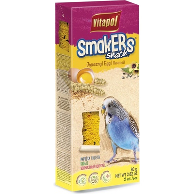 VITAPOL Smakers пръчици за вълнисти папагали - яйчни, 2 бр