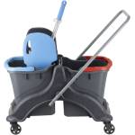  UP-Количка за почистване с две кофи 2x25L и преса (CK748) (0133480)