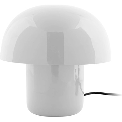 Leitmotiv Бяла настолна лампа с метален абажур (височина 20 cm) Fat Mushroom - Leitmotiv (LM2157WH)