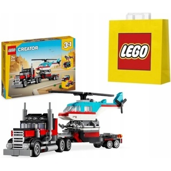 LEGO® Creator 31146 Náklaďák s plošinou a vrtulníkem