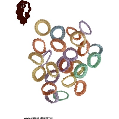 Vlasové gumičky 25 ks