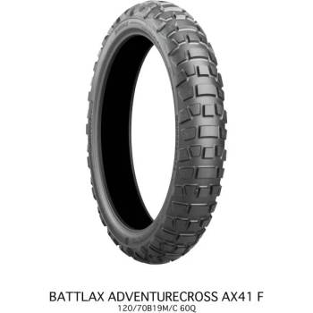 Image 1 of Bridgestone Battlax Adventurecross AX41 90/100-19 55P