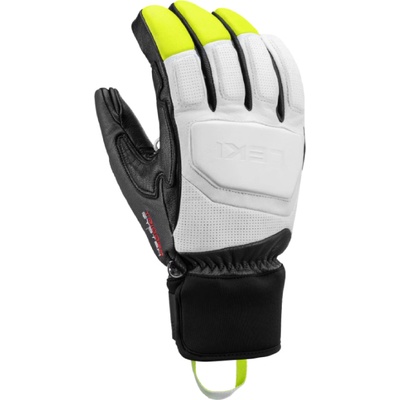 Leki Griffin Prime 3D white-graphite-ice lemon