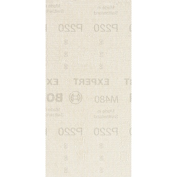 Bosch Brúsny papier EXPERT M480 pre orbitálne brúsky, 93 x 186 mm, zrnitosť 220, 10 ks 2608900748