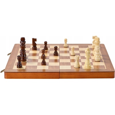 Magnetická šachová sada 2 v 1 38 CM dřevěná pro dospělé i děti