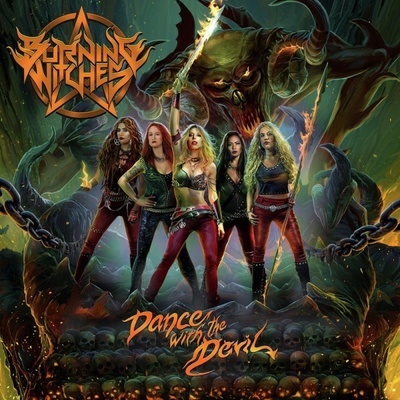 Burning Witches Dance With The Devil Green Vinyl 2 LP