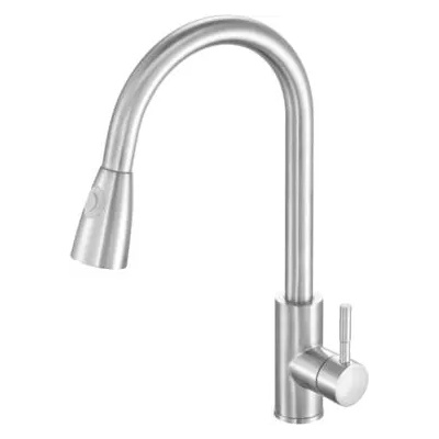 Кухненски смесител FALA, Inox, Steely 4 (EURO 75805)