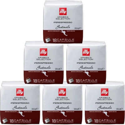 Illy IperEspresso Guatemala 6 x 18 kusov