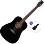 Fender CD-60S WN Basic SET Black Акустична китара