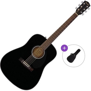 Fender CD-60S WN Basic SET Black Акустична китара