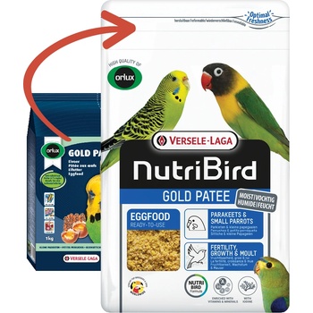 Orlux NutriBird Gold Patee Small Parakeet храна за малки папагали - 1кг