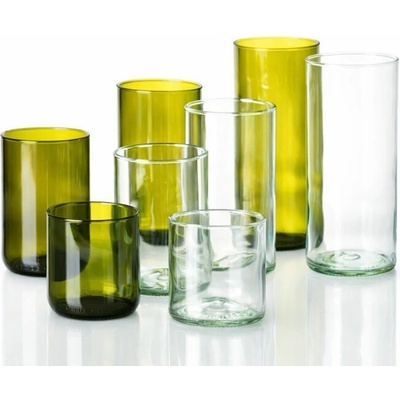 DT GLASS Silnostěnná sklenka UNIVERSAL z lahve od vína čirá ů v hnědé krabičce 175 mm 0,5 l 6 x