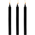 Master Series Dark Drippers Fetish Drip Candles Set of 3 Black