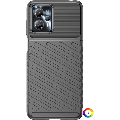 Motorola Moto G13 Удароустойчив Twill Texture Калъф и Протектор