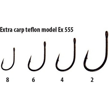 Extra carp Teflon EX 555 vel.2