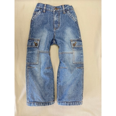 WOLF Rifle bavlněné zateplené Modrá