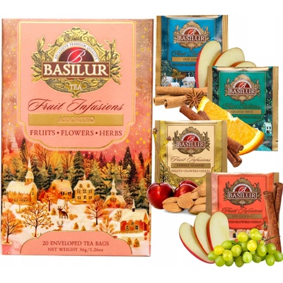 Basilur Christmas Fruit Assorted 20 x 1,8 g