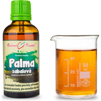 Serenoa plazivá kvapky tinktúra 50 ml