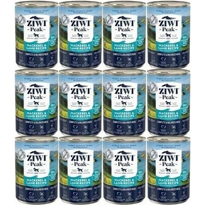 Ziwipeak Adult Dog Mackerel & Lamb 12 x 390 g