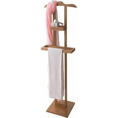 Compactor Bamboo bambusový stojan na oblečenie s odkladacou plochou - 44,5 x 32 x 115 cm