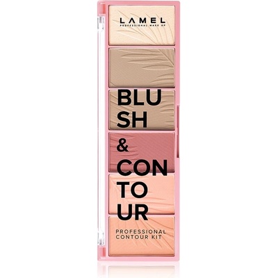 LAMEL Blush & Contour kontúrovacia paletka tváreniek 16 g