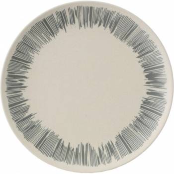 Vango Чиния за основно ястие VANGO Бамбук Grey stripe